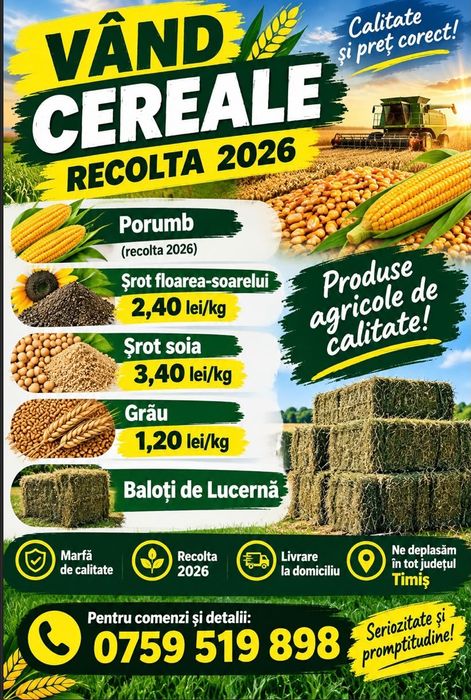 Cereale furajare animale