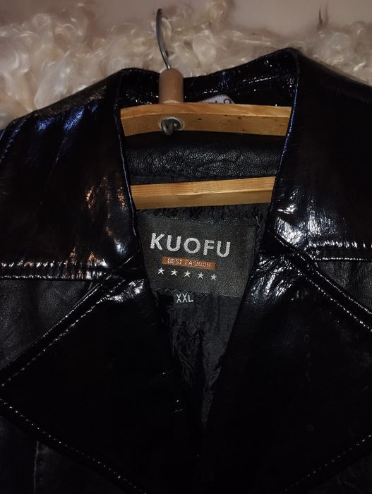 Пальто женское кожаное