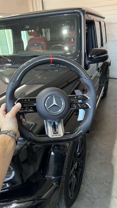 Volan Mercedes AMG compatibil cu modelele vechi Carbon 2017+