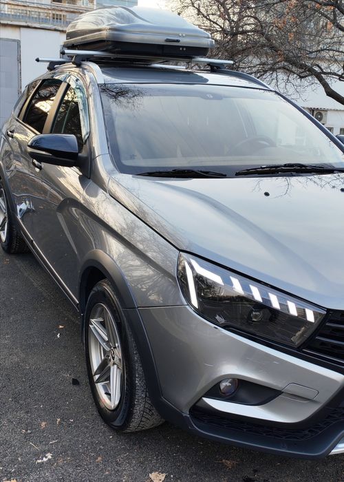 Тюнинг Фары и стоп сигналы для Lada Vesta. (Audi style).