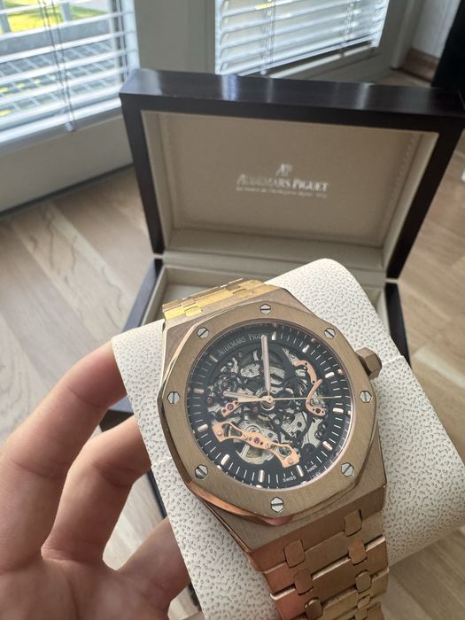 AP Royal Oak Skeleton Rose Gold
