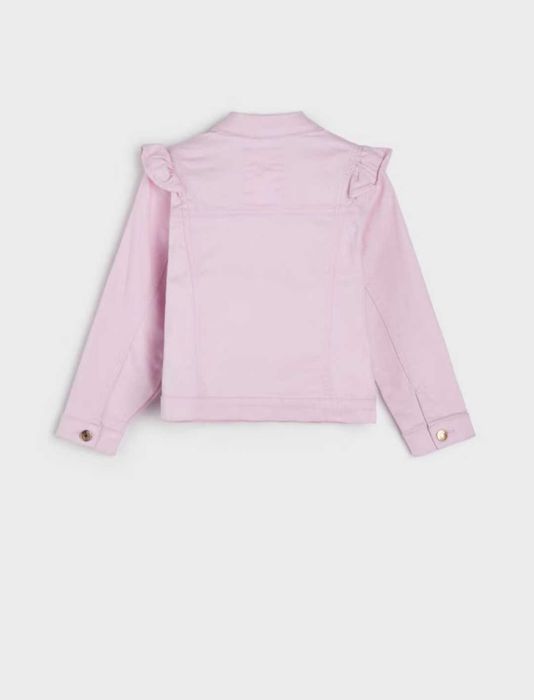 Розово детско дънково яке Sinsay , 128см, ново