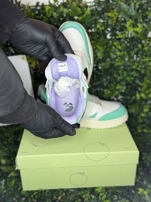 Adidasi/Sneakers Off-White New Mid Sponge 'Turquoise Blue'