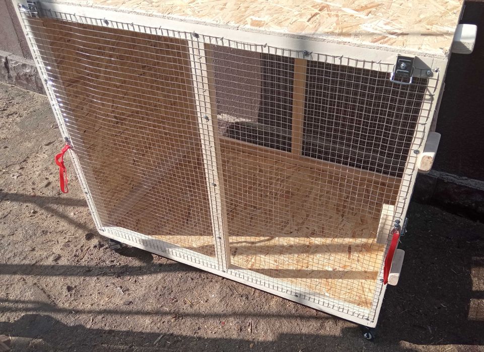 клетка для перелета, переезда с колесами