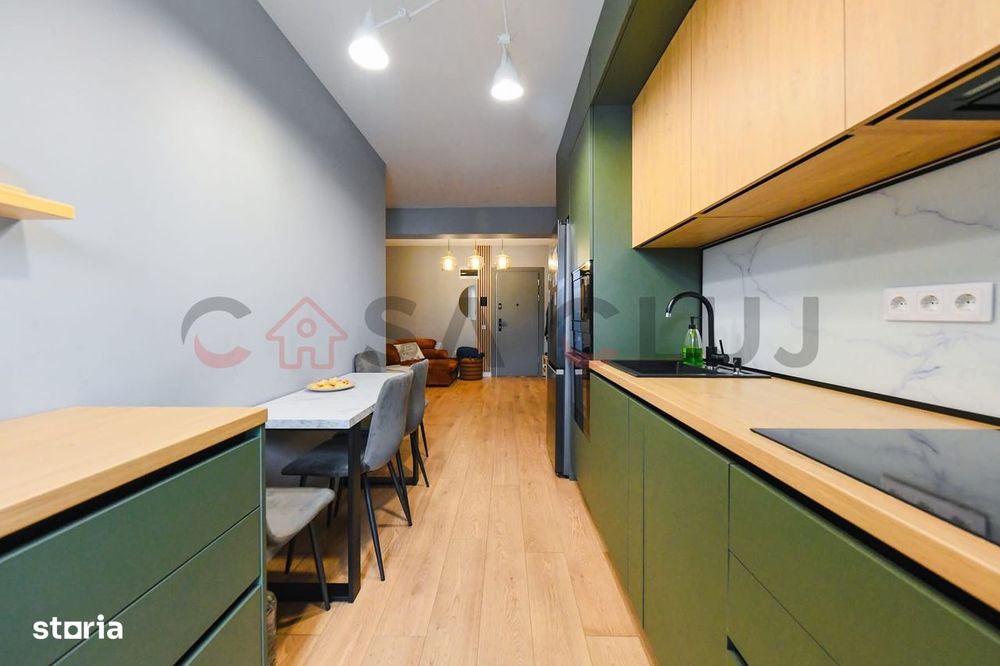 3 camere, bloc nou, etaj intermediar