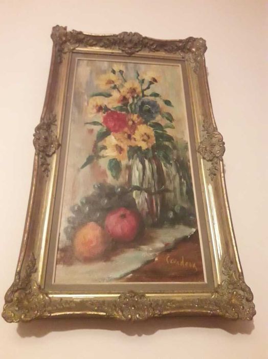 Pictura pe panza tablou semnata