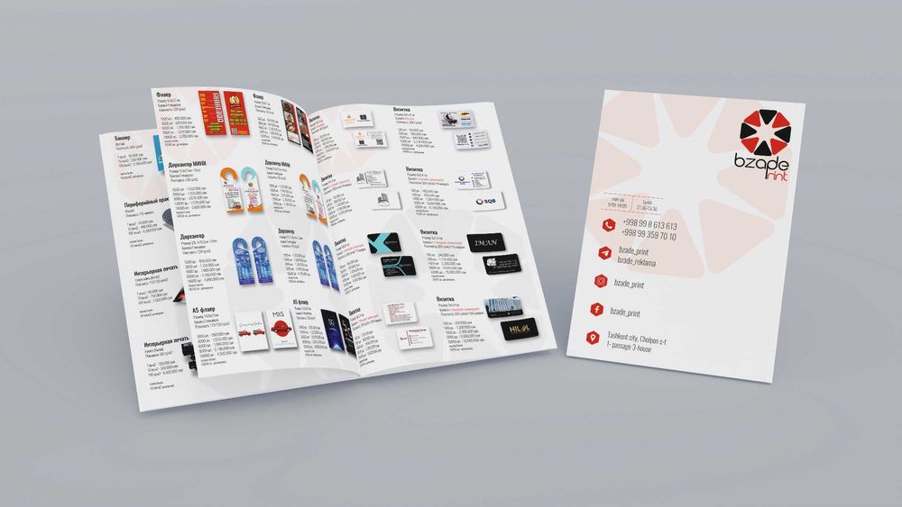 Vizitka flayer Buklet