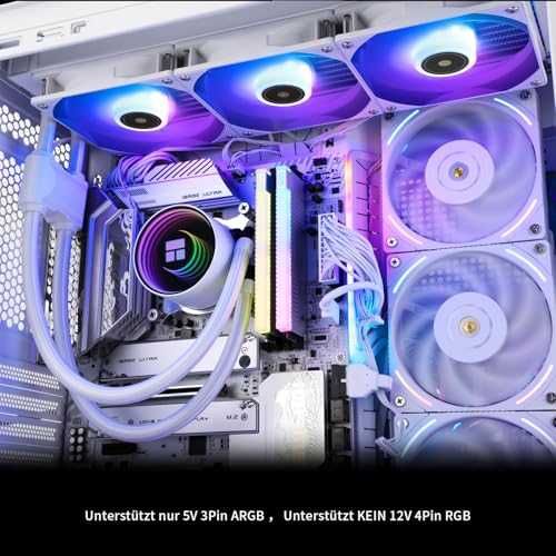 Thermalright Frozen Notte 360 White ARGB AIO охлаждане