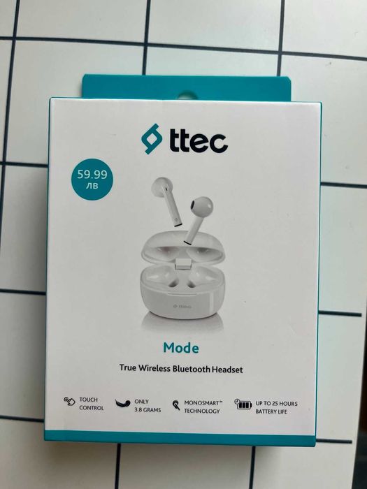 Ttec Mode – Чисто нови Bluetooth слушалки (неразопаковани)
