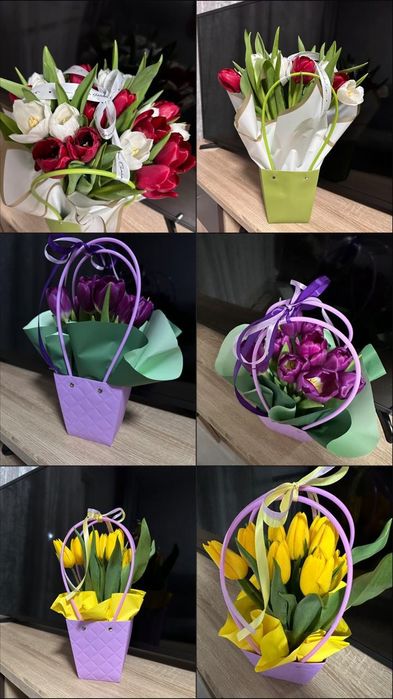 Тюльпаны в Усть-Каменогорске