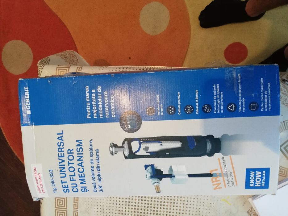 Set universal cu flotor și mecanism Geberit
