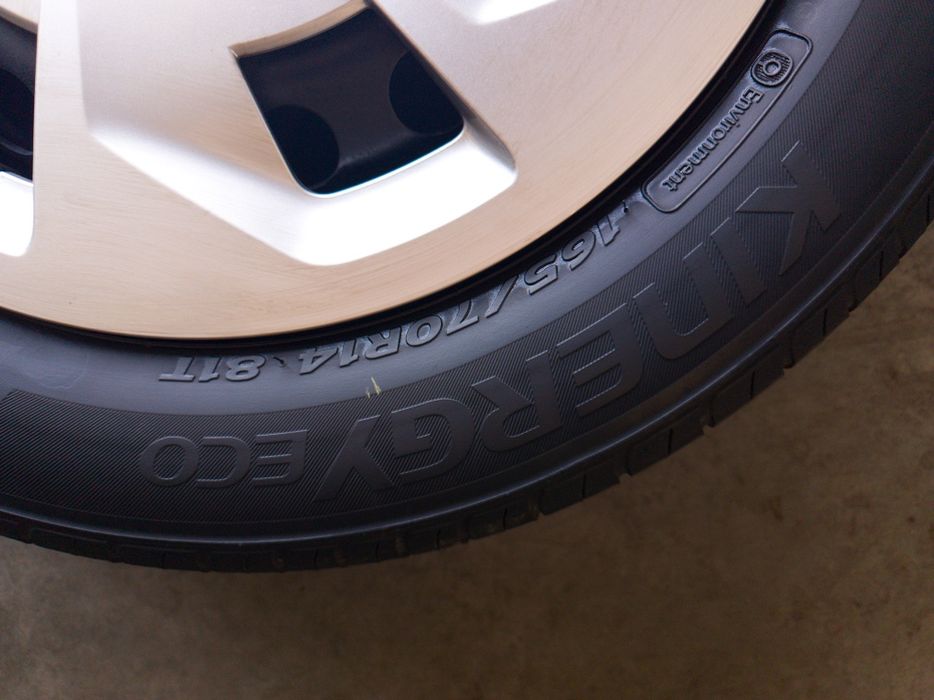 165 70 R14 vara Roti Jante 4x100 Vw Skoda Seat Anvelope Cauciucuri Hankook 6mm