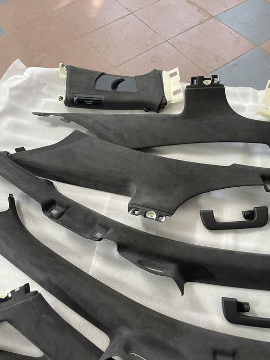 Plafon alcantara negru cu accesorii Audi A8 4h D4 ( 2010-2017)