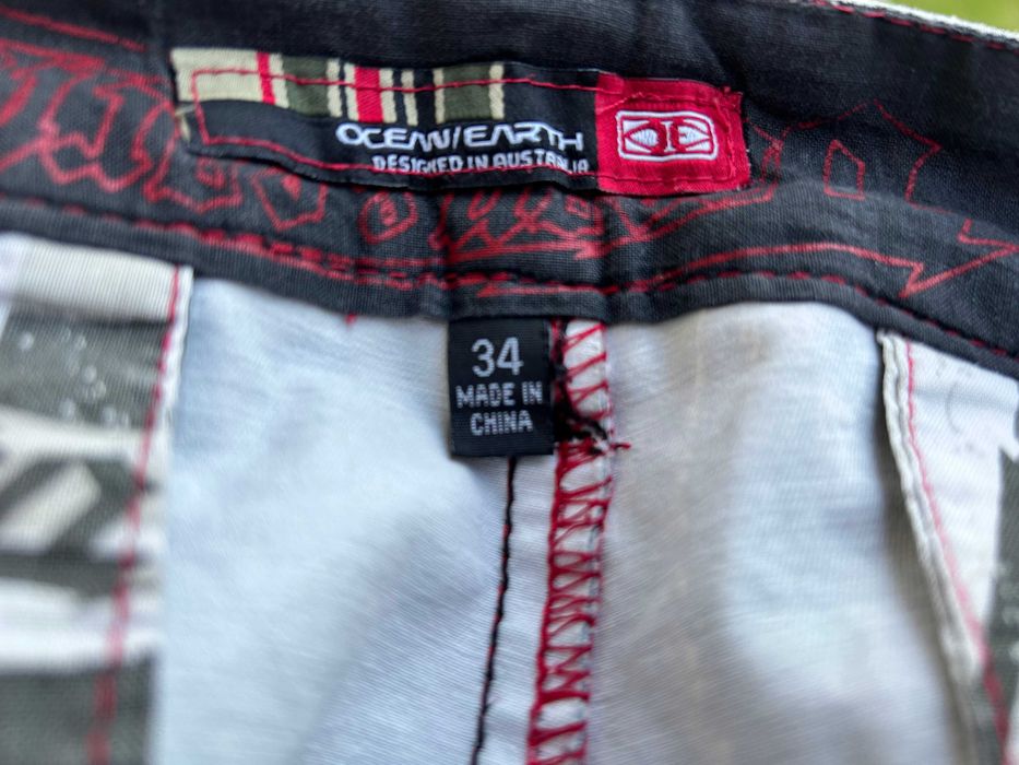 pantaloni scurti Ocean and Earth, design palmieri, marimea 34