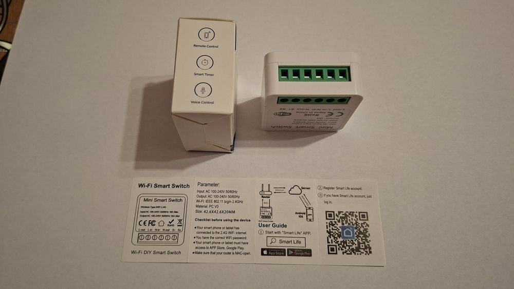 Releu inteligent  / WI-FI + RF 433MHZ / comutator Tuya smart switch