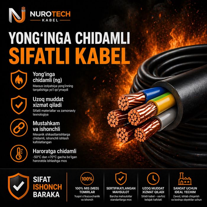 KVVGng 7x2.5 kabel sotiladi!