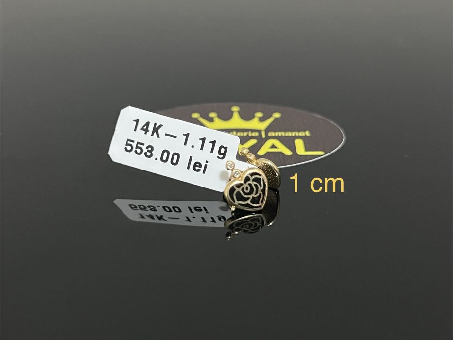 Bijuteria Royal CB : Cercei copil aur 14K 1,11 grame