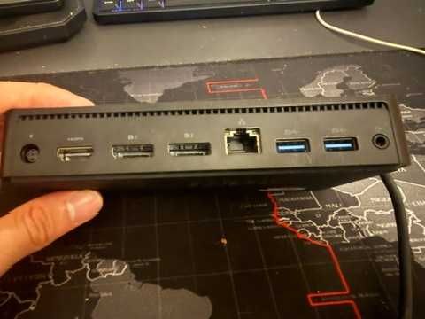 Универсална докинг станция Dell D6000 (USB-C & USB-A) – За до 3 монитора (4K)