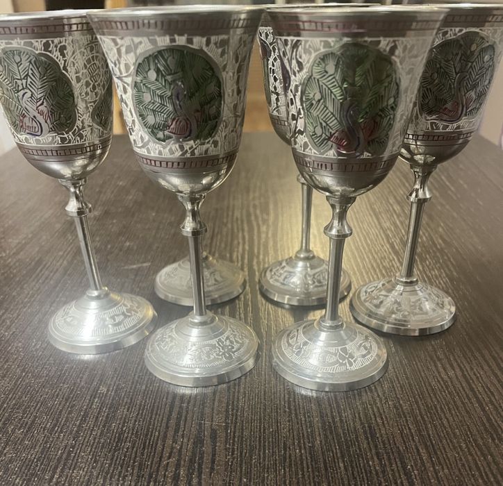 Антикварные рюмки Жар Птица