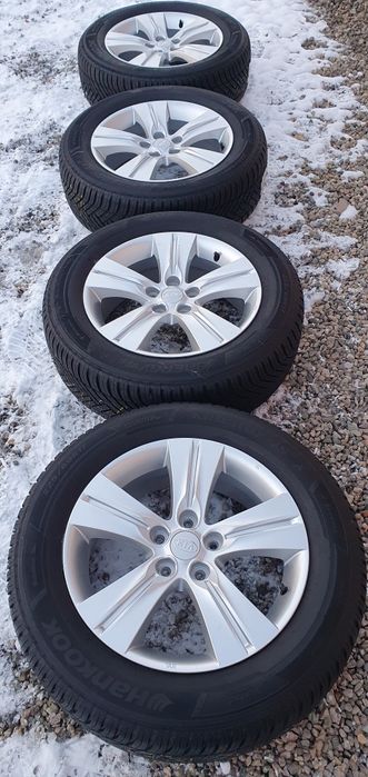 Jante aliaj originale kia pe 17.cu cauciucuri noi noute de iarna