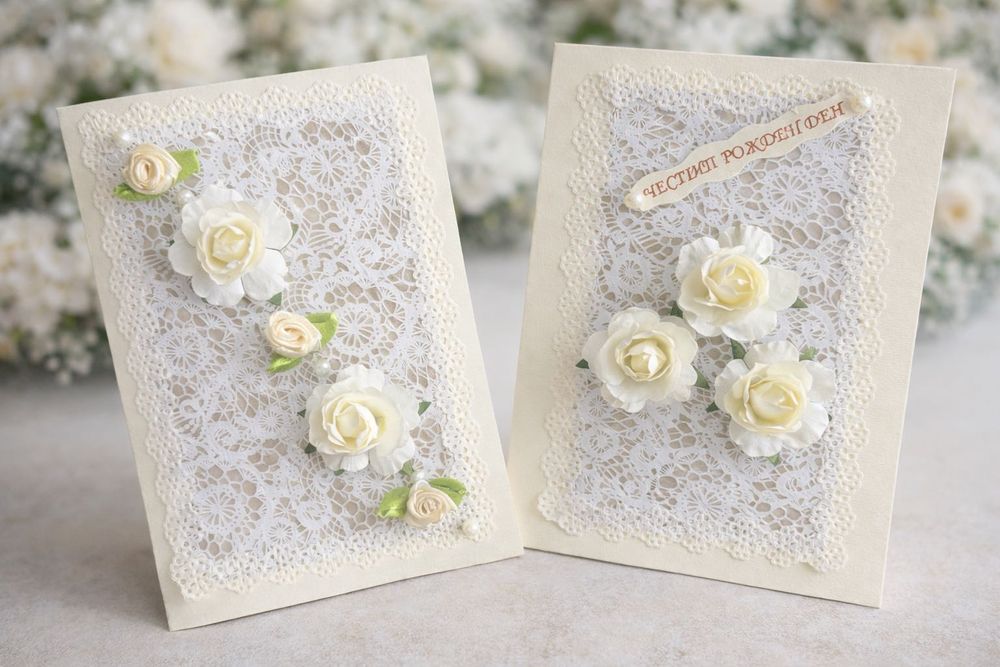 Ръчно изработени картички за рожден ден