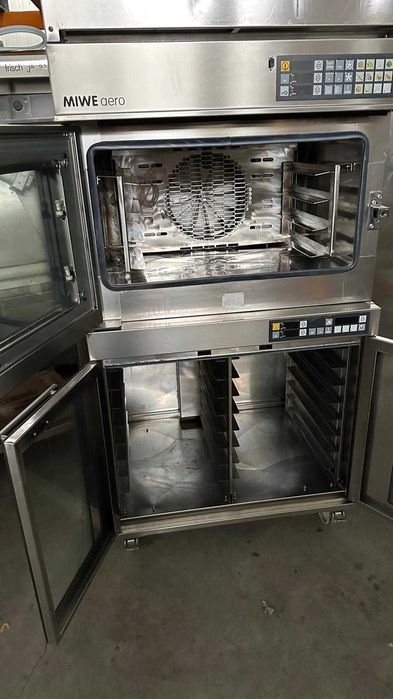 Cuptor Miwe Aero panificatie patiserie 4 tavi + hota condensare