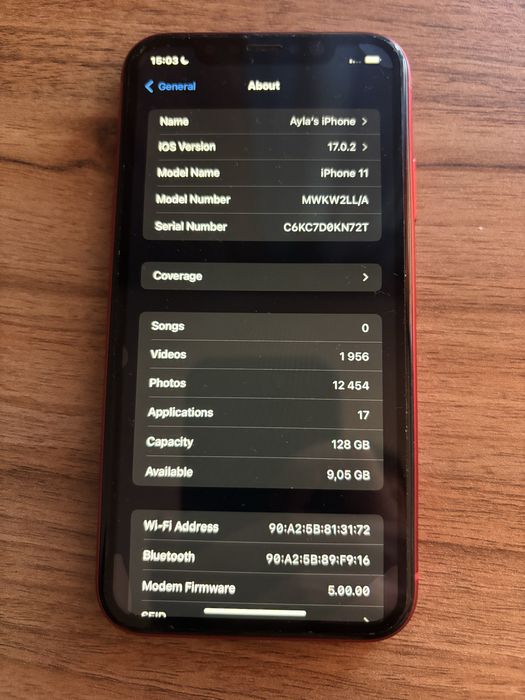 iPhone 11 Red 128GB