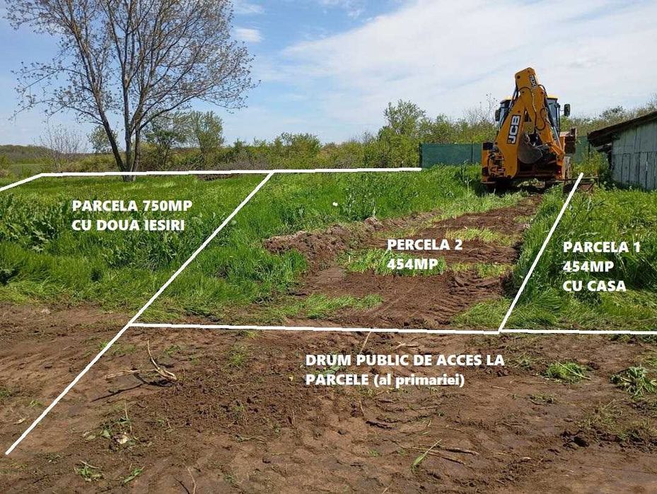 Parcele (una cu casa) in Ciolpani (DN1) cu utilitati direct propietar