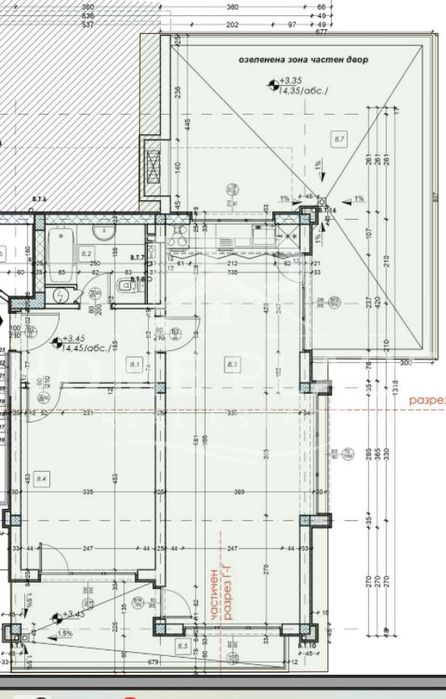 Двустаен апартамент със самостоятелен двор в центъра на Кранево