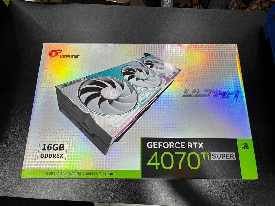 Новая Видео Карта Colorful iGame RTX 4070 Ti Super 16Gb GDDR6