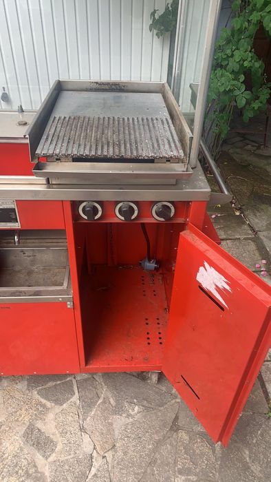 Газова количка за приготвяне на сандвичи