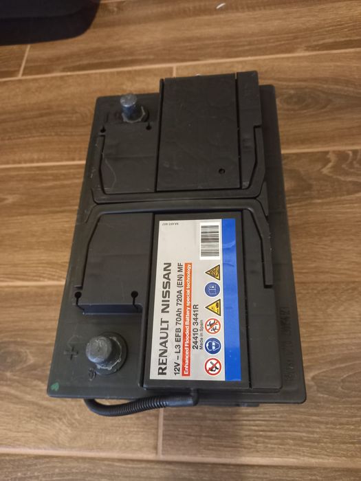 Acumulator, baterie,originala,EFB,Varta,Nissan Renault 70Ah/720A.
