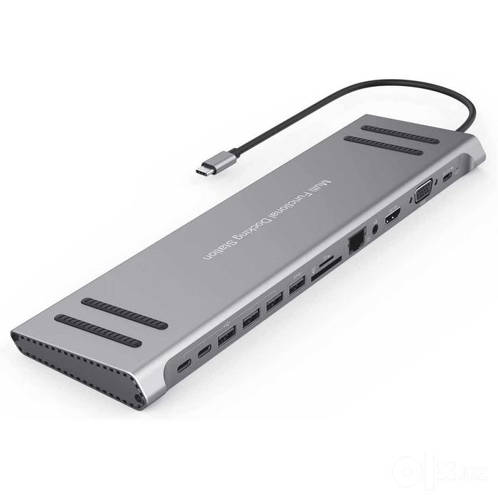 USB-C Docking Station 14-in-1 (HDMI 4K, LAN, PD 100W)