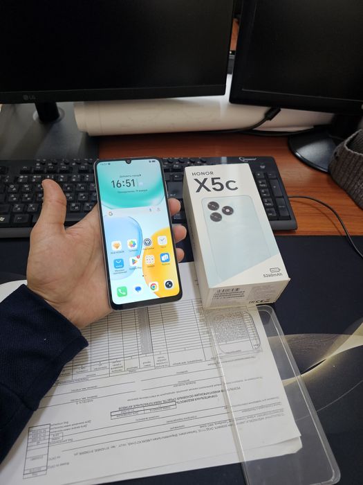 Honor X5c 64gb(2025)1 oylik ideal iwlawi zur aybi yuq tozza telefon