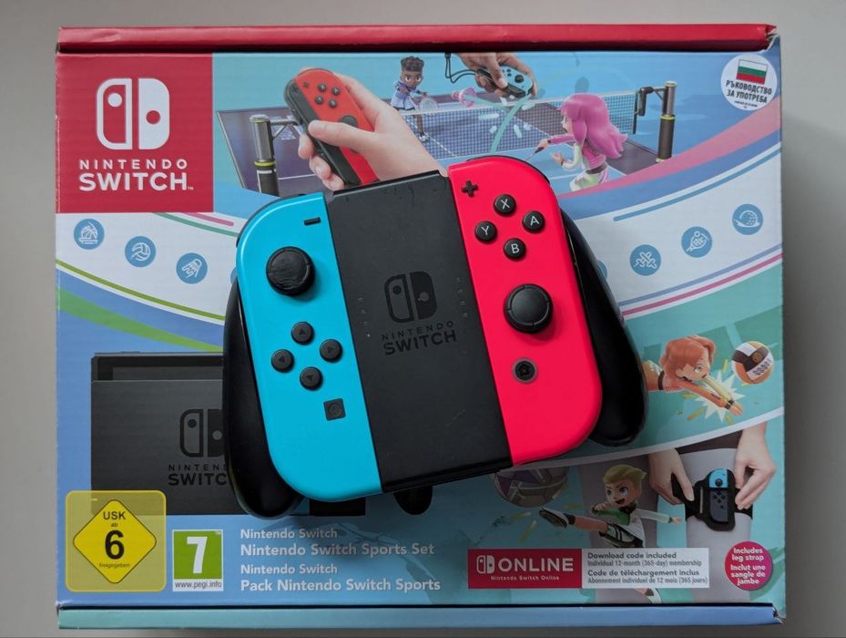 Конзола Нинтендо Switch с външна памет
