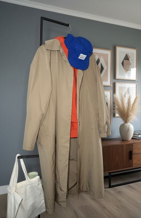 Trenci casual camel Stradivarius