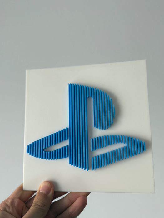 Tablou 3D PlayStation – Artă modernă printată 3D, decor gaming