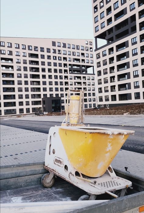 Tencuieli mecanizate, gletuire și lavabil mecanizat