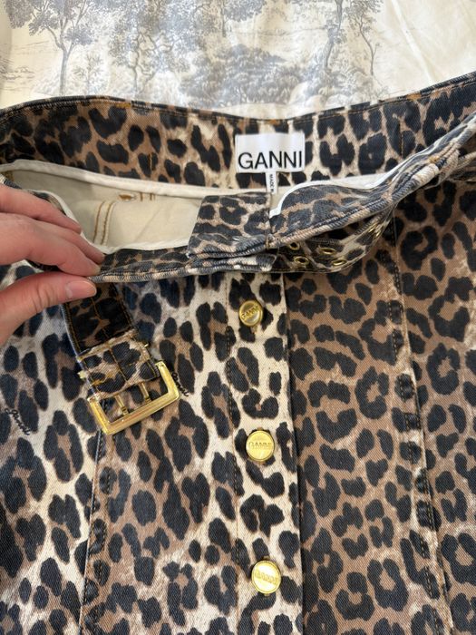 Топ леопард Ganni Zara