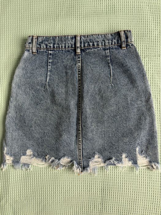 Дамски къси дънкови поли