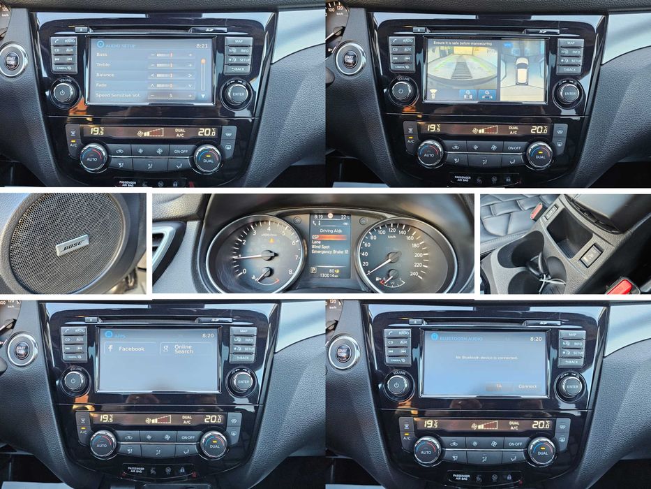 Nissan Qashqai TEKNA Plus 11.2017 1.2Dig-T 115cp Automat / Faruri LED Distronic LINE BLIS PANO BOSE Keyless / TOP