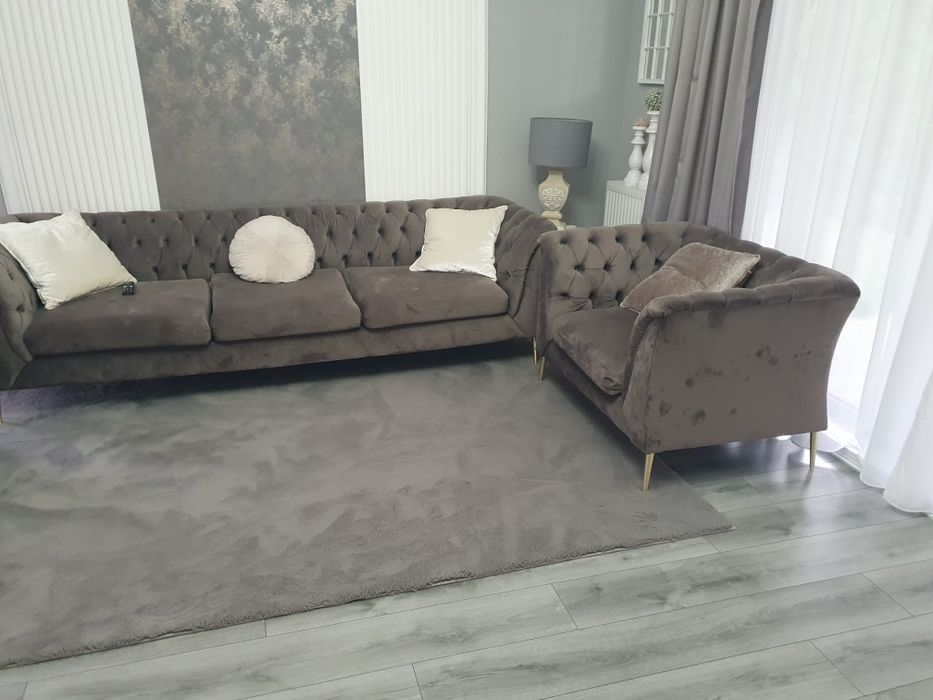 Set canapele 3 + 1 +1 gri