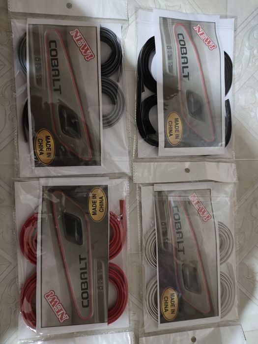 Обшивка багажника на Кобальт.Багажный карман-3-шт. Окантовка на двери