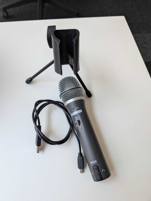 Microfon Dinamic LD-Systems D1USB USB/XLR cu iesire casti