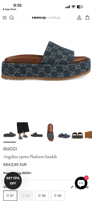 Чехли/ сандали Gucci