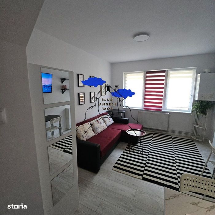 Apartament 1 camera de inchiriat - renovat, 30 mp, etaj 2 - Racadau