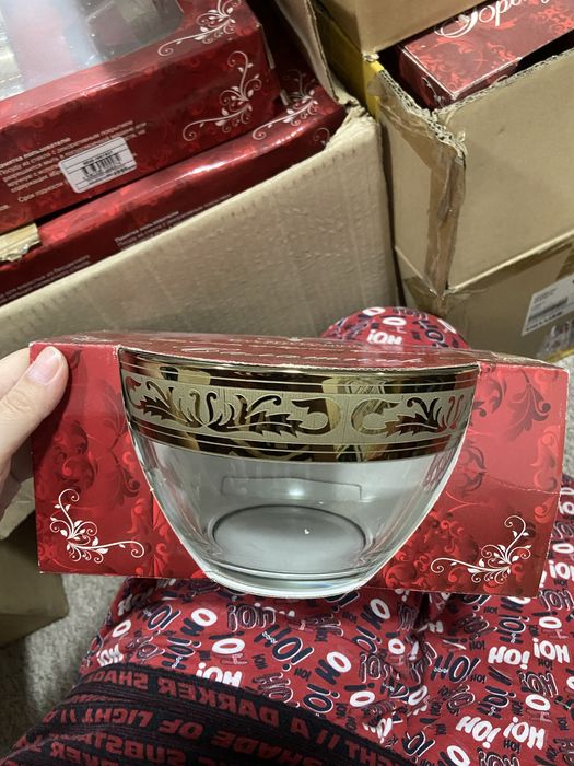 Хрустальная посуда новая