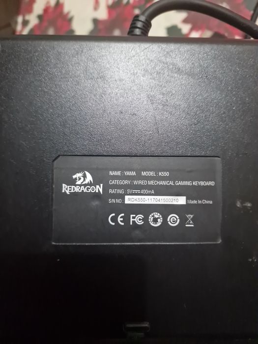 Tastatură gaming RedRagon Yama K550
