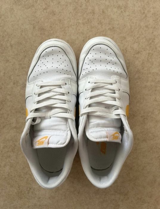 Nike Dunk Low "White/University Gold"