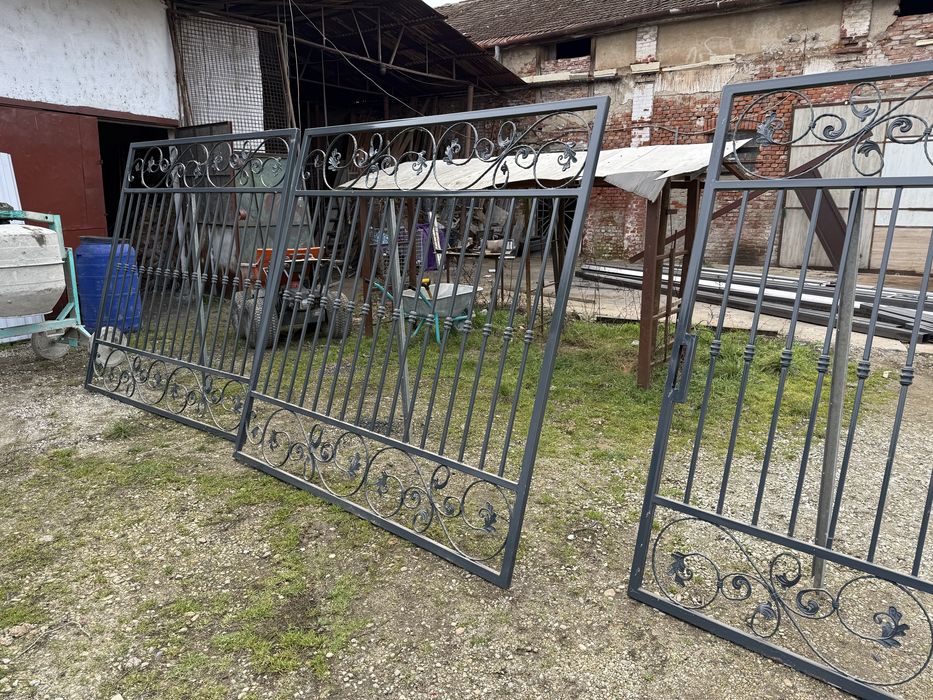 Poarta auto 4 m si pietonala 1 m